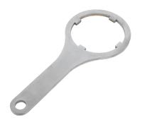 Ipetboom Stainless Steel Bung Wrench for Drums Multi Functional Bucket Lid Opener Tool with Ergonomic Handle Secure Fit Design for Food Chemical Industrial and Home Use Portable
