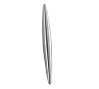 Ipetboom Stainless Steel Dumpling Rolling Pin Medium Double Ended Sharp Tips for Baking Pizza Cookies Dough Pastry and Fondant Kitchen Roller for Efficient Dough Rolling