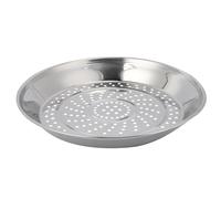 Ipetboom Stainless Steel Steamer Rack for Wok Food Steaming Dish with Holes Resistant Cooking Tray for Veggies Fish and More Easy to Clean