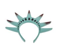 Ipetboom Statue of Liberty Crown Headband Patriotic Cosplay Accessory for Independence Day Halloween Roleplay Party Theme Celebration