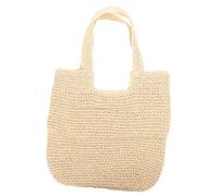 Ipetboom Stylish Straw Summer Tote Bag for Women Handwoven Beach Handbag with Capacity for Shopping Travel and Daily Use Lightweight and Chic Design