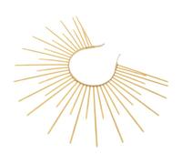 Ipetboom Sunburst Spiked Headband Comfortable Goddess Crown Bridal Wedding Halloween Cosplay Party Hair Accessory for Women