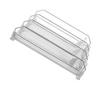 Ipetboom Supermarket Drink Shelf Pusher Glide Automatic Beverage Dispenser for Fridge Material Easy Install White Pushers for Convenient Drink Replenishment
