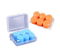 Ipetboom Swimming Earplugs Cord 12 Pairs Silicone Ear Plugs for Adults Children Diving Earplugs