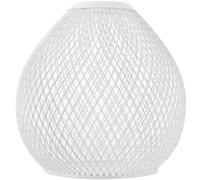 Ipetboom Teardrop Shaped Lampshade Iron Wire Lampshade Hollow Out Metal Light Shade Decorative Ceiling Lights Cover Modern Pendant Lamp Shade for Restaurant and Home Dining