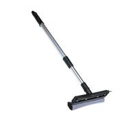 Ipetboom Telescopic Window Cleaning Squeegee Stainless Steel Dual-side Glass Cleaner for Car and Home Windows Easy Storage Powerful Push-pull Design Safe Glass