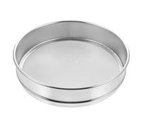 Ipetboom Test Sieve Sieving Tool Stainless Steel Silver High Toughness Good Polishing and Processing Performance for Geological Exploration Soil and Powder Analysis