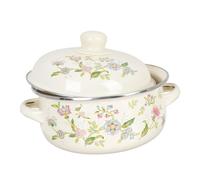 Ipetboom Thickened Enamel Stock Pot Double-Handled Stew Pot for Home Cooking Compatible with Gas and Electric Stoves Chinese Medicine
