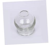 Ipetboom Thickened Glass Cupping Therapy Suction Cups for Medical Relaxation Recyclable Washable Safe for Body and Face Traditional Vacuum Treatment Kit