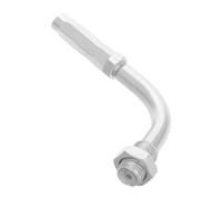 Ipetboom Throttle Cable Adjuster Screw Adjustable Aluminum Alloy 90 Degree Silver for Motorcycle and Dirt Bike DIY Modification