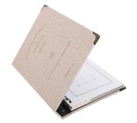 Ipetboom Ticket Storage Album for Concert and Train Tickets, 120-entry Gray Coil-Bound Receipt Organizer Book, Portable Souvenir Collection for Home and Travel