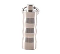 Ipetboom Titanium Mini Pill Container Portable Emergency Storage Case for Outdoor Use Waterproof Medicine Organizer Detachable Compartments