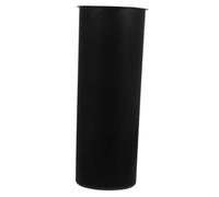 Ipetboom Toilet Brush Holder Plastic Cup for Bathroom Cleaning Stylish Design Easy Organization Essential Accessory for Home and Dorm Use Black