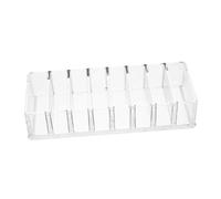 Ipetboom Transparent Acrylic Cosmetic Storage Box Multipurpose Pressed Powder Display Stand Organizer for Eye Shadow and Concealer Scratch-resistant Makeup Holder for Professionals and