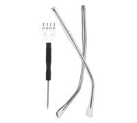 Ipetboom Transparent Glasses Arm Replacement Eyeglass Frame Legs for Temple Repair Compatible with Various Eyewear Styles Easy DIY Spectacle Temple Fix Kit