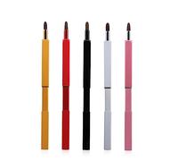 Ipetboom Travel-ready Lip Brush Retractable Nylon Fiber Applicator Makeup Brush Set for Daily Use