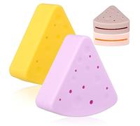 Ipetboom Triangle Silicone Makeup Sponge Holder Case 4pcs Travel Powder Puff Storage for Makeup Lovers Sturdy and Lightweight Design