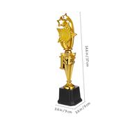 Ipetboom Trophy Star Celebration Kid Place Cup 1st Participation Large Awards Birthday Fun Contest Giant First Trophies for Reward Competition Youth Topper Plastic Golden