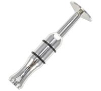 Ipetboom Trumpet Mouthpiece Strength Trainer Brass Accessory Silver Portable Practice Tool for Trumpet Saxophone Flute Players