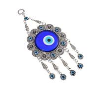 Ipetboom Turkish Blue Glass Eye Pendant Evil Eye Home Decor for Bedroom and Office Amulet Protection Ornament Unique Interior Decoration