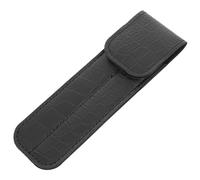 Ipetboom Tweezer Holder Case Eyelash Tweezer Holder 5.50x1.65x0.43in Portable Pu Leather Magnetic Storage Bag Keeps Tools Clean and Safe Beauty Go to Play