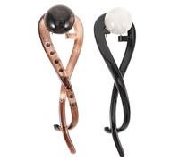Ipetboom Twist Hair Clasp Clips 2pcs French Style Plastic Barrettes for Women, Secure Hold and Adds Elegance, for Weddings and Parties Hair Accessories