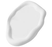 Ipetboom Unique Irregular Cloud Shape Plaster Jewelry Trays Multifunctional Storage Tray White Highly Artistic Table Background Prop