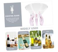 Ipetboom Unique Octopus Cocktail Glass Creative High Borosilicate Glassware for Bars and Parties Jellyfish Design for Cocktails and Cold Drinks Stylish Reusable Drink Cup for Restaurants