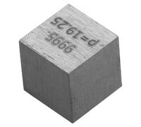 Ipetboom Unique Tungsten Cube for Science Learning and Educational Collections, Engraved Metal Cube with High Density, for Lab Use and Research Institutions
