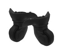 Ipetboom Universal Suitcase Wheels 2pcs Black Swivel Caster Replacement for Travel Luggage Trolley Wheel Repair Spare Parts Compatible with Suitcases