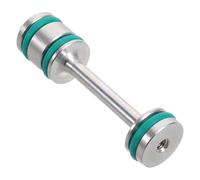 Ipetboom Universal Threaded Aluminum Oil Diverter Barbell Plug Leakproof Engine Oil Bypass Plug for Car Steering System