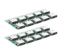 Ipetboom USB C Connector Board USB 3.1 Pcb Type-C Female Adapter with Fast Data Transmission Plug-And-Play Design for DIY Use