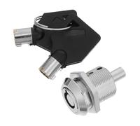 Ipetboom Vending Machine Tubular Cam Lock Cylinder with 2 High Security Keys for Bubble-Gum Candy and Soda Machine Compartment Door Replacement, Push-Button Top Cover Lock for Home