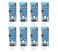 Ipetboom Vibration Sensor Module with Digital Output Normally Closed Type 10pcs and Plastic Material for Theft Alarm and Intelligent Car Applications