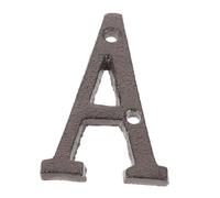 Ipetboom Vintage Cast Iron House Letter A Large Metal Outdoor Sign European Style Door Plaque for Home Mailbox Wall Decoration