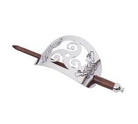 Ipetboom Vintage Chinese Style Wood Hair Stick Geometric Carving, Retro Hairpin for Women, Traditional Hair Chopstick for Elegant Hairstyles and Cultural Events