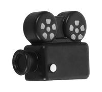 Ipetboom Vintage Mini Movie Projector Model Resin Desktop Decor with Functional Projection Retro Style Small Film Projector for Home Office Room Decoration Movie Enthusiasts and Collectors