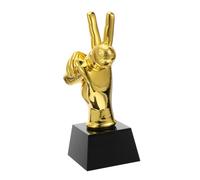Ipetboom Vintage Resin Microphone Trophy with Stable Base for Music Competitions Retro Style Award Prize for Djs Public Speakers and Talent Shows Polished Keepsake Decoration