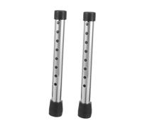 Ipetboom Walker Wheel Rollers Walker Front Wheels Adjustable Stainless Steel Replacement Tubes with Casters for Indoor Use and Rehabilitation, 1 Pair