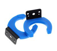 Ipetboom Wall-Mounted Microphone Hanger Hook Stand for Speaking and Voice over Services - Universal Mic Storage Stand with Rubber Grip and Iron Construction, 2Pcs