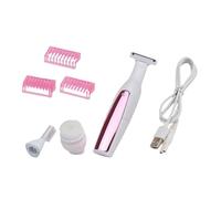 Ipetboom Washable Rechargeable Electric Hair Remover Curved Comb Brush Teeth USB Rechargeable Fast Trimming Silent No Hair Jamming