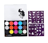 Ipetboom Water- Body Paint Set 15 Colors Kit Oil Makeup Set Festival Party Makeup Face Paint Kits