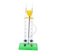 Ipetboom Water Electrolysis Demonstrator Educational Chemistry Test Unit for Home School Laboratory Clear Process Observation Hydrogen Teaching Tool
