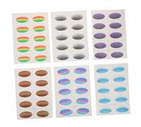 Ipetboom Waterproof Gradient Eye Shadow Stickers, 6pcs Temporary Makeup for Women, Sweat-resistant Festival and Party Eye Decoration, Cosplay Accessories for Daily Use