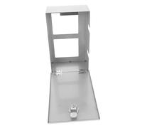 Ipetboom Weatherproof Stainless Steel Outdoor Socket Box with Anti-theft Design Compatible with Type Wall Switches Secure Electrical Outlet Protector for Public Spaces and Communal Areas