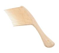 Ipetboom Wide Tooth Comb Plastic Comb Smooth Teeth Not Sharp Beige Home Use Hair Grooming Tool