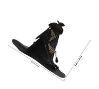 Ipetboom Witch Accessories Witches Hat Which Hat Clip Wicked Gothic Woman Style Black