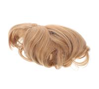 Ipetboom Women Short Curly Hair Topper Breathable Clip-in Hairpiece Volume and Coverage Synthetic Hair Extension Comfortable Fit for Daily Use and Special Occasions