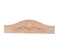 Ipetboom Wood Carved Applique Onlay for European Style Furniture Decoration Hand Carved Solid Wood Accent for Wine Cabinets and Wardrobes