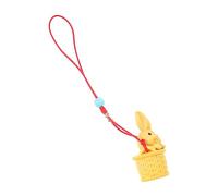 Ipetboom Wooden Bunny Key Chain Decorative Rabbit Pendant for Easter Premium Craft for DIY Projects for Family Friends